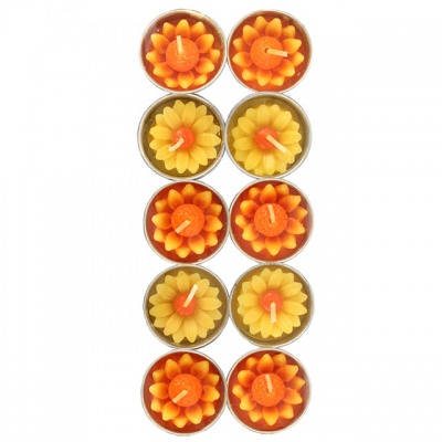 Fair Trade Orchid/Flower Candles